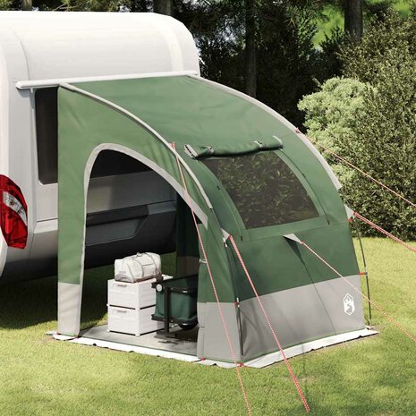 Achterkleptent met dak Groen 194 x 180 x 210 cm taft 1