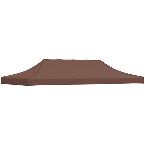 Partytentdak 270 g/m&sup2; 6x3 m bruin 1