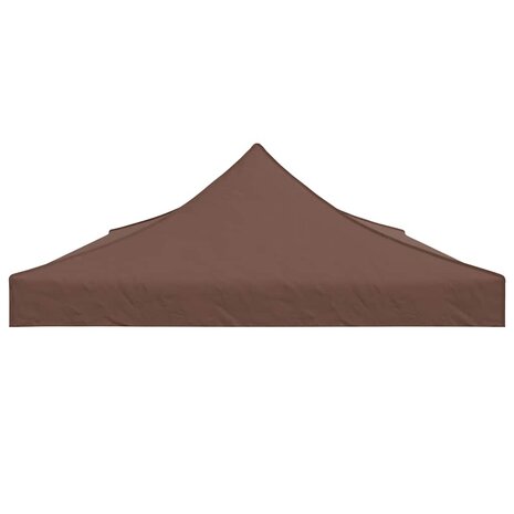 Partytentdak 270 g/m&sup2; 6x3 m bruin 4