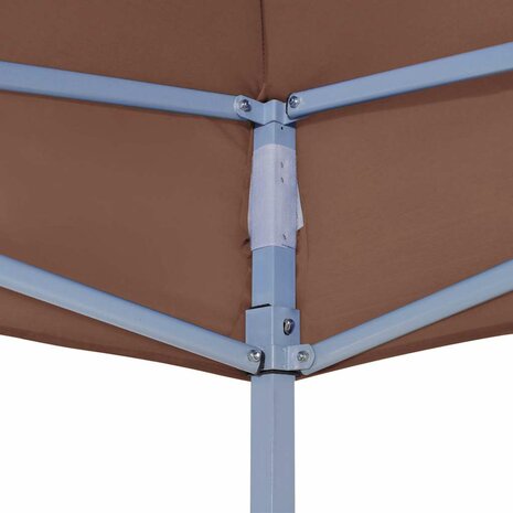 Partytentdak 270 g/m&sup2; 6x3 m bruin 5