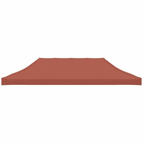 Partytentdak 270 g/m&sup2; 6x3 m terracotta 3