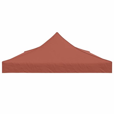 Partytentdak 270 g/m&sup2; 6x3 m terracotta 4