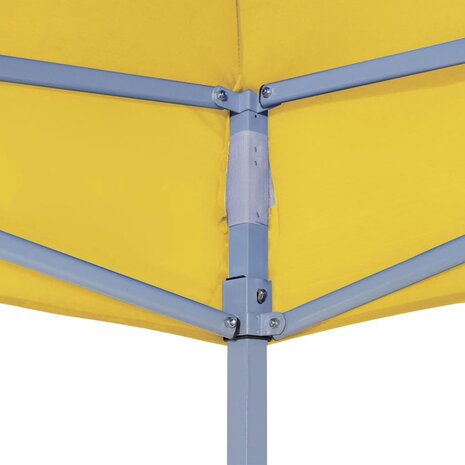 Partytentdak 270 g/m&sup2; 6x3 m geel 5