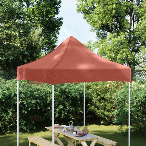 Partytentdak 270 g/m&sup2; 2x2 m terracotta  1