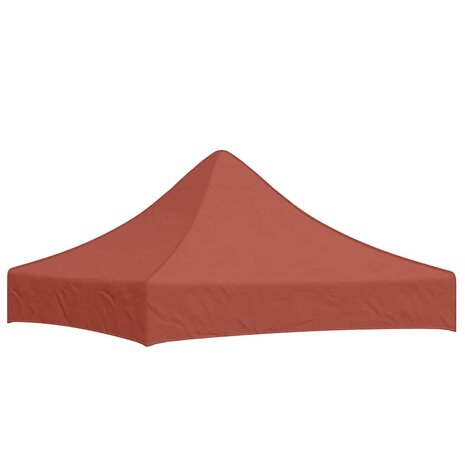 Partytentdak 270 g/m&sup2; 2x2 m terracotta  2