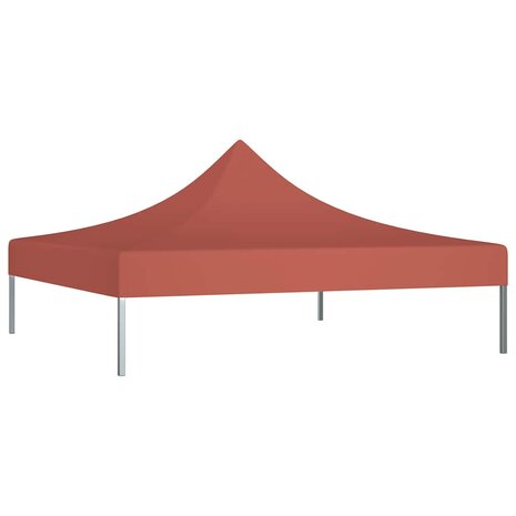 Partytentdak 270 g/m&sup2; 2x2 m terracotta  3