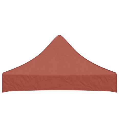 Partytentdak 270 g/m&sup2; 2x2 m terracotta  4