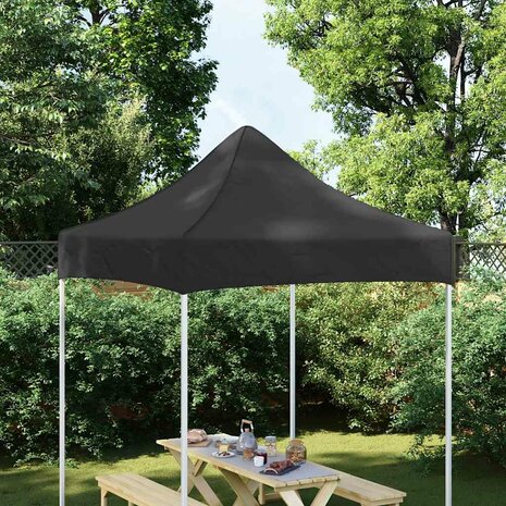 Partytentdak 270 g/m&sup2; 2x2 m zwart  1