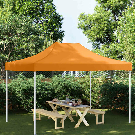 Partytentdak 270 g/m&sup2; 4,5x3 m oranje 1
