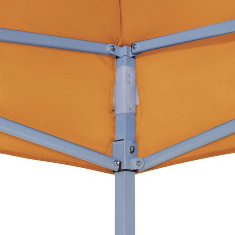 Partytentdak 270 g/m&sup2; 4,5x3 m oranje 6
