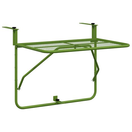Balkontafel 60x40 cm staal groen 2