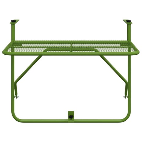 Balkontafel 60x40 cm staal groen 5