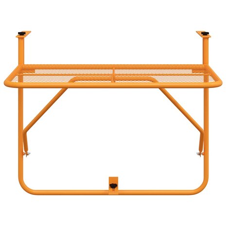 Balkontafel 60x40 cm staal geel 5
