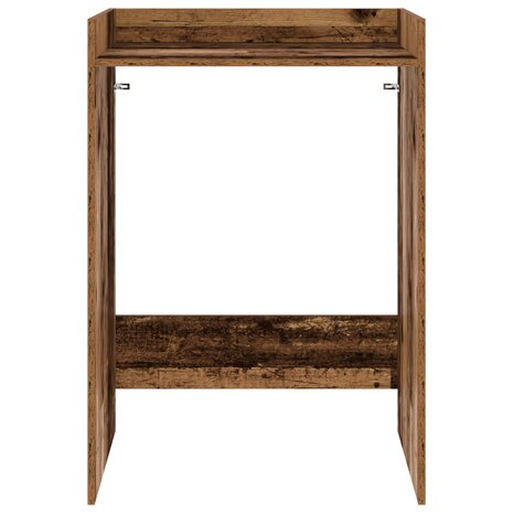Wasmachinekast Oudhout 67,5 x 62 x 97 cm Bewerkt hout 5