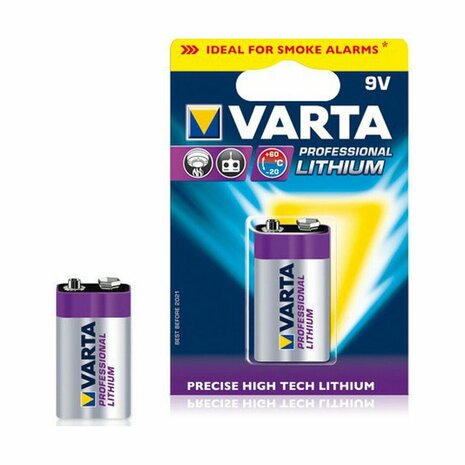 Batterijen Varta Ultra Lithium 1200 mAh 9 V 1