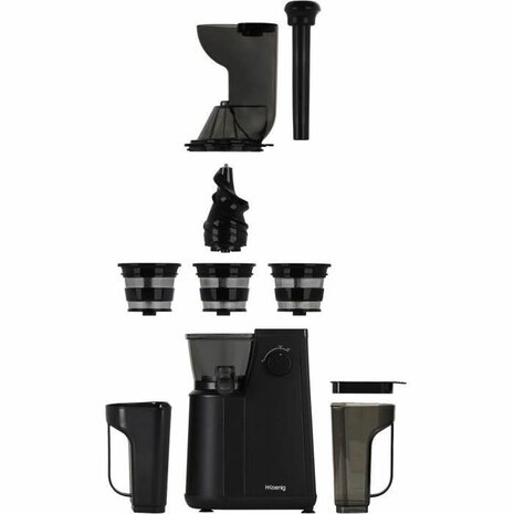 Elektrische juicer H.Koenig Vitamin+ GSX24 Zwart Grijs 400 W 1 L 4