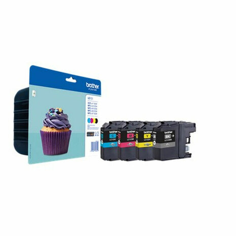 Originele inktcartridge Brother LC123VALBP           Zwart/Cyaan/Magenta/Geel 2