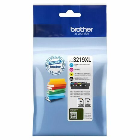 Compatibele inktcartridge Brother LC3219XLVAL Geel Zwart Multicolour Cyaan Magenta 1