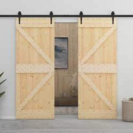 Deur NARVIK Naturel 80 x 210 cm Massief Grenenhout 4