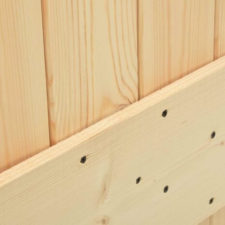 Deur NARVIK Naturel 90 x 210 cm Massief Grenenhout 9