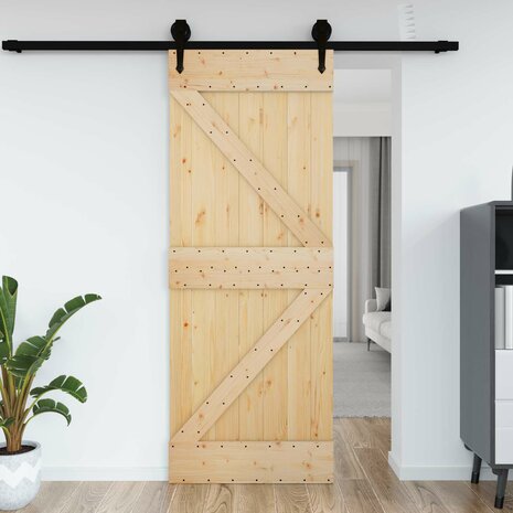 Deur NARVIK Naturel 85 x 210 cm Massief Grenenhout 4