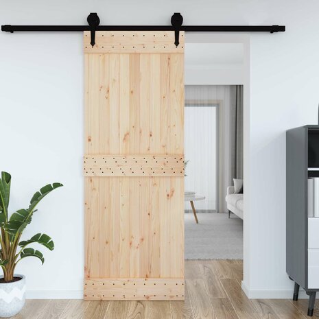 Deur NARVIK Naturel 85 x 210 cm Massief Grenenhout 4