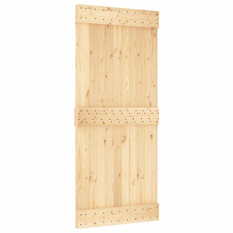 Deur NARVIK Naturel 90 x 210 cm Massief Grenenhout 2