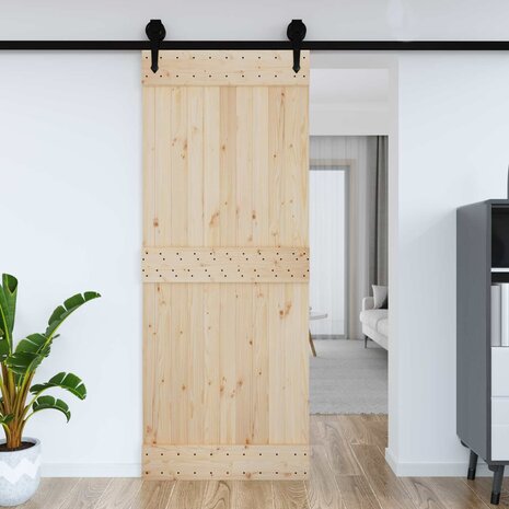 Deur NARVIK Naturel 90 x 210 cm Massief Grenenhout 4