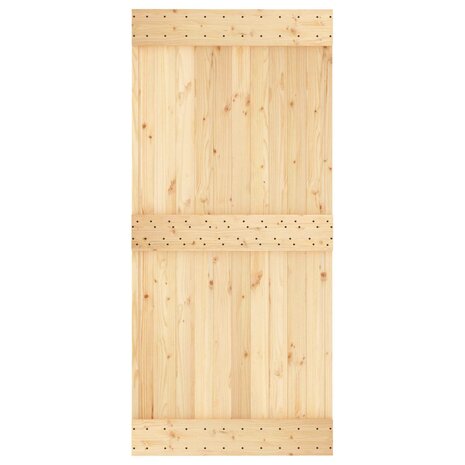 Deur NARVIK Naturel 95 x 210 cm Massief Grenenhout 5