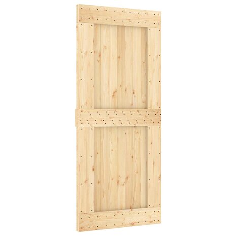 Deur NARVIK Naturel 90 x 210 cm Massief Grenenhout 2