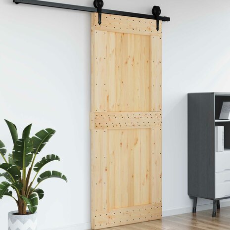 Deur NARVIK Naturel 95 x 210 cm Massief Grenenhout 1