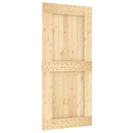 Deur NARVIK Naturel 95 x 210 cm Massief Grenenhout 2