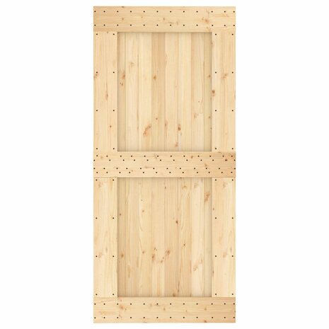 Deur NARVIK Naturel 95 x 210 cm Massief Grenenhout 5