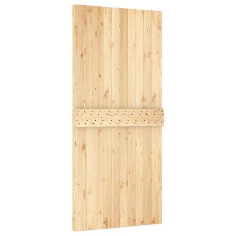 Deur NARVIK Naturel 95 x 210 cm Massief Grenenhout 6