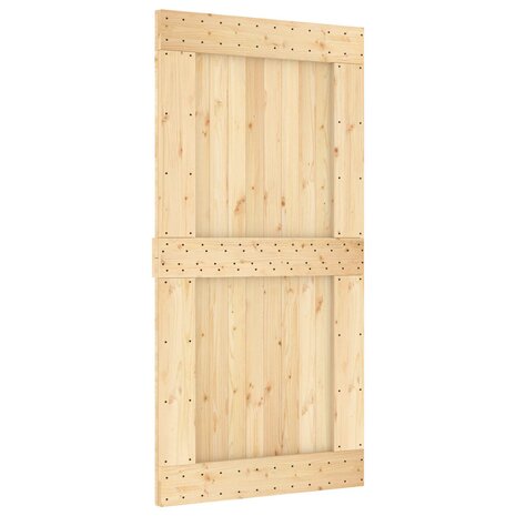 Deur NARVIK Naturel 100 x 210 cm Massief Grenenhout 2
