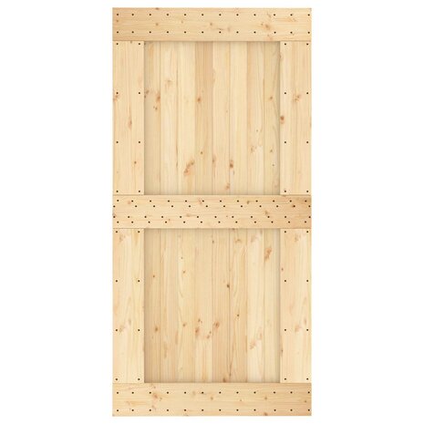 Deur NARVIK Naturel 100 x 210 cm Massief Grenenhout 5