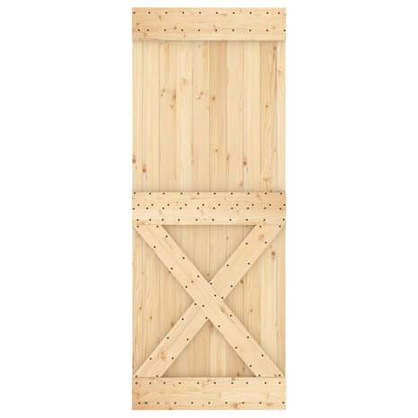 Deur NARVIK Naturel 80 x 210 cm Massief Grenenhout 5