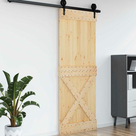 Deur NARVIK Naturel 85 x 210 cm Massief Grenenhout 1