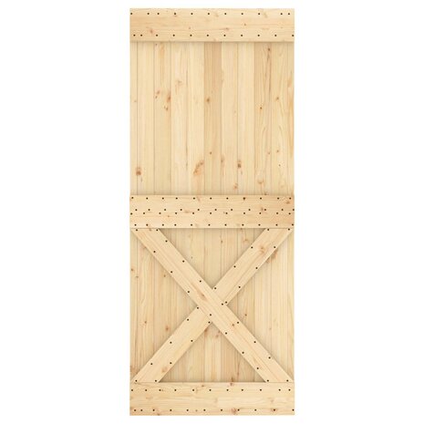 Deur NARVIK Naturel 85 x 210 cm Massief Grenenhout 5