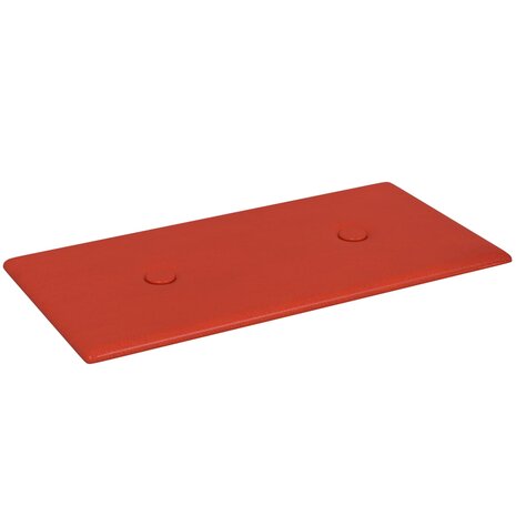 Wandhoofdbord 12 pcs Rood 30 x 15 cm Nep Leer 4