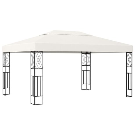 Prieel 3x4 m stof cr&egrave;me 1
