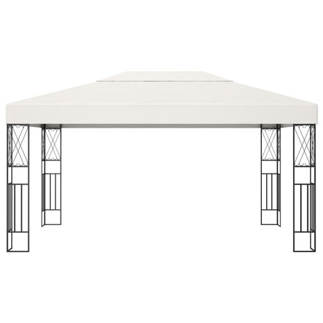 Prieel 3x4 m stof cr&egrave;me 2