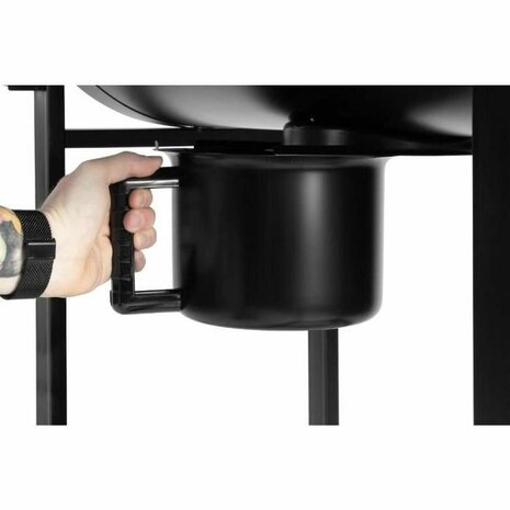 Houtskoolbarbecue met Deksel en Wielen Fieldmann FZG 1004 Zwart Cirkelvormig 7