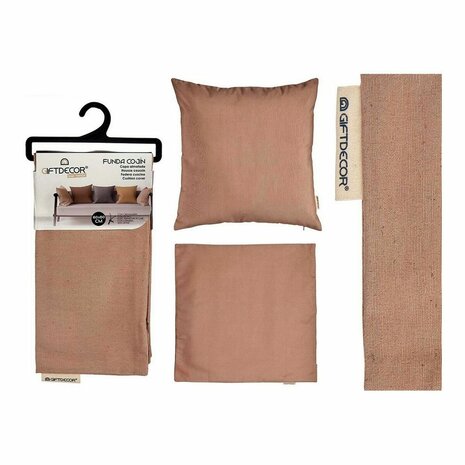 Kussenhoes Gift Decor Bruin 45 x 0,5 x 45 cm 60 x 0,5 x 60 cm - Maat: 60 x 60 cm 3