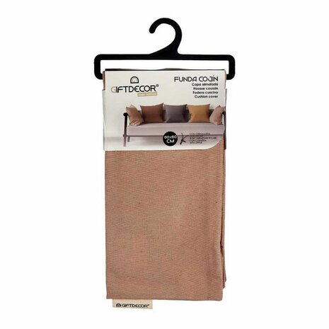 Kussenhoes Gift Decor Bruin 45 x 0,5 x 45 cm 60 x 0,5 x 60 cm - Maat: 60 x 60 cm 5