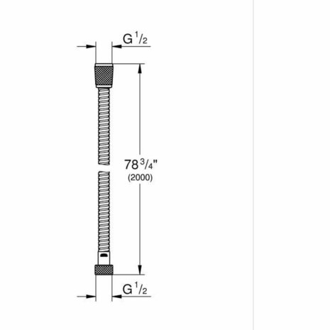 Douchekop Grohe Grijs Chrome Metaal 5