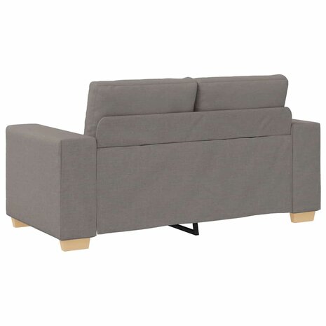 Loveseat Bank Taupe 160x77x82 cm Stof 6