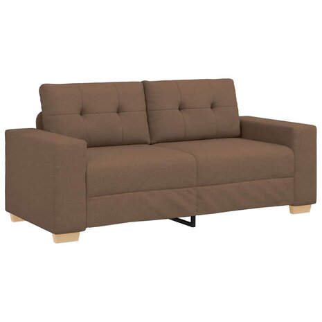 Loveseat Bank Bruin 180x77x82 cm Stof 2