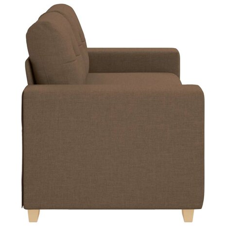 Loveseat Bank Bruin 180x77x82 cm Stof 5