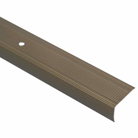 Trapprofielen 30 pcs Bruin 67 x 3 x 2 cm Aluminium 7